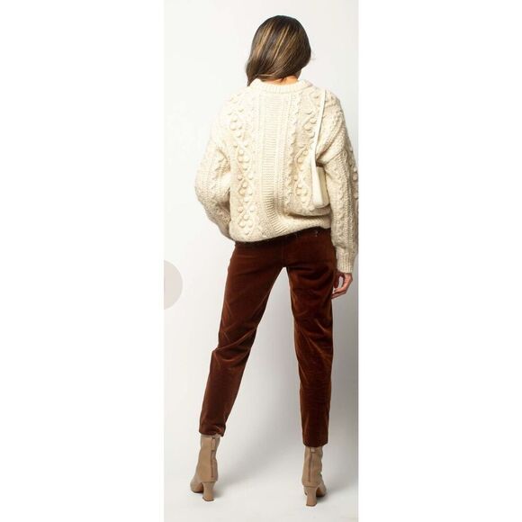 SOEUR ADELE PANTS HAZELNUT VELVET - Picture 2 of 10